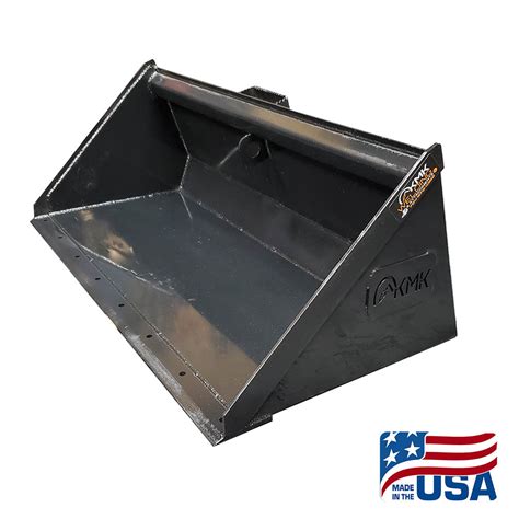 mud bucket for skid steer|skid steer 2 yard bucket.